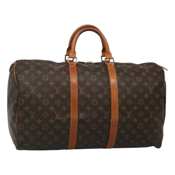LOUIS VUITTON Monogram Keepall 50 Boston Bag M41426 - Picture 1 of 16